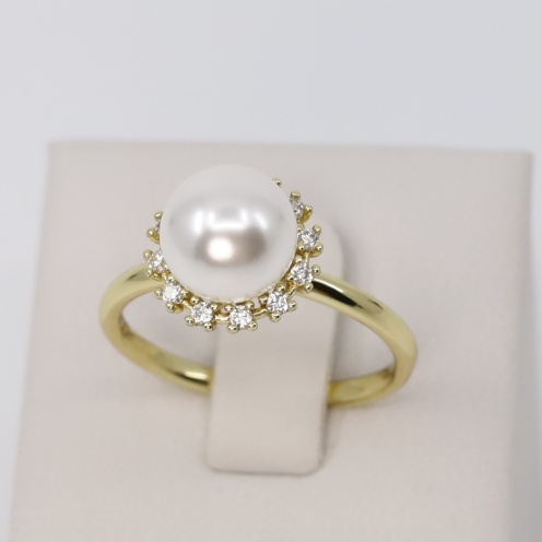 Inel placat cu aur 14K Model IN018 - Xuping