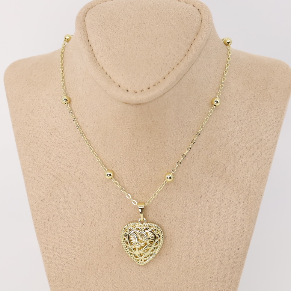 Lant cu pandativ placat cu aur 14K Model LD210 – 50 cm