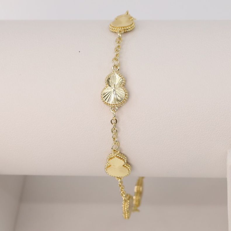 Bratara placata cu aur 14K model BF736 - 19 cm
