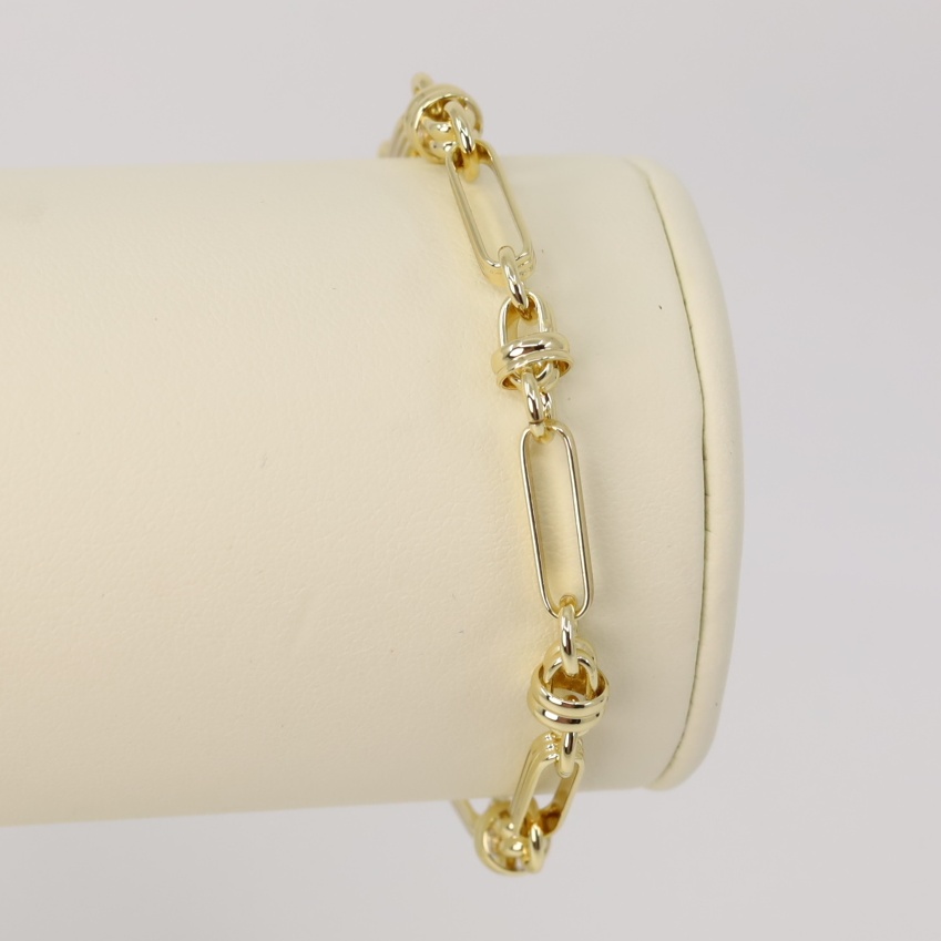 Bratara placata cu aur 14K model BF768 - 19 cm